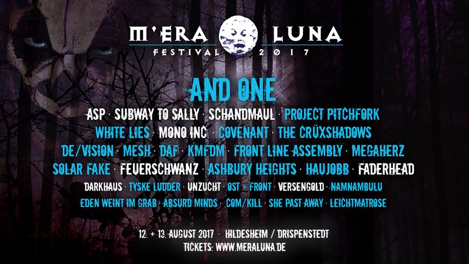 And One & 21 weitere Bands auf dem M’era Luna 2017