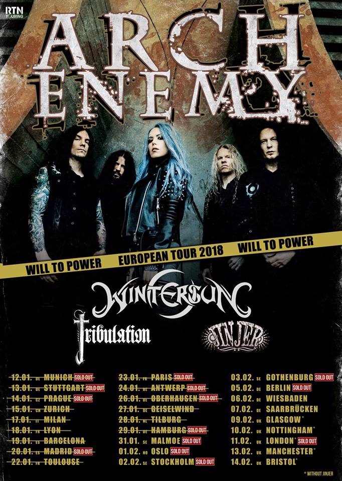 On Tour: Arch Enemy erobern Deutschlands Hallen