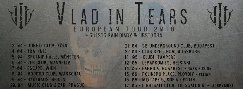 Vlad In Tears, Rain Diary & Firstborn touren gemeinsam